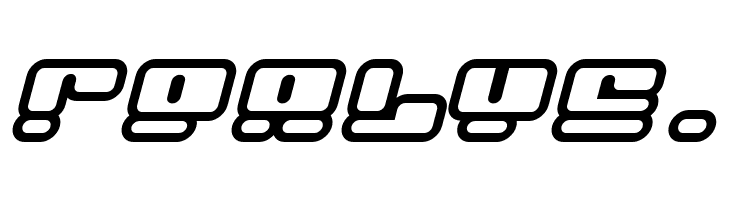 Face plant hollow 2 Italic  Free Fonts Download