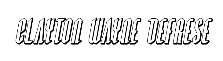 Devil Summoner 3D Italic  Free Fonts Download