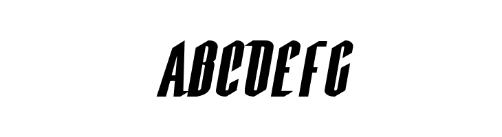 Devil Summoner Extra-Expanded Italic  Free Fonts Download