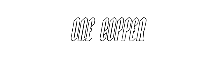 Devil Summoner Outline Italic  Free Fonts Download