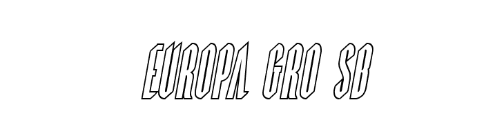 Devil Summoner Outline Italic  Free Fonts Download