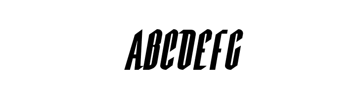 Devil Summoner Expanded Italic  Free Fonts Download