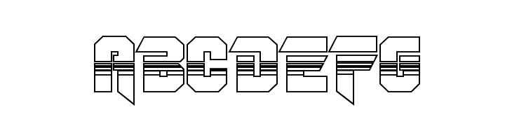 OmegaForce Halftone 3D Regular  Free Fonts Download