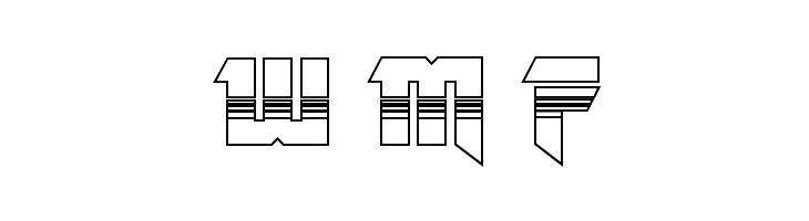 OmegaForce Halftone 3D Regular  Free Fonts Download