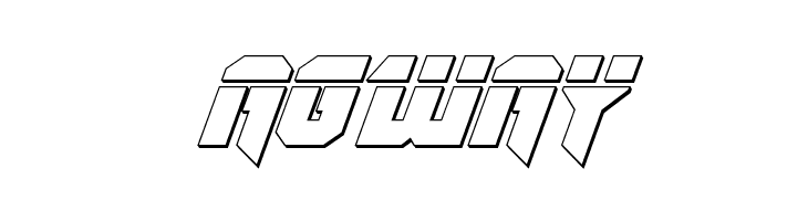 OmegaForce Bullet Italic  Free Fonts Download