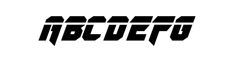 OmegaForce Laser Italic  Free Fonts Download