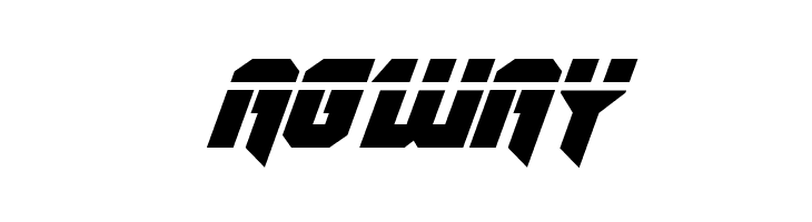 OmegaForce Laser Italic  Free Fonts Download