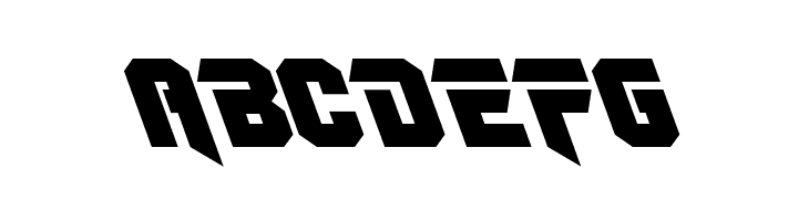 OmegaForce Leftalic  Free Fonts Download