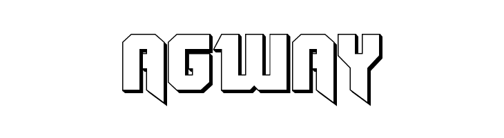 OmegaForce 3D Regular  Free Fonts Download