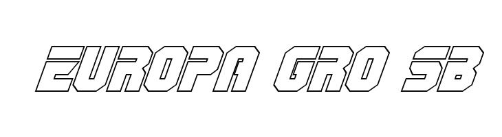 OmegaForce Outline Italic  Free Fonts Download