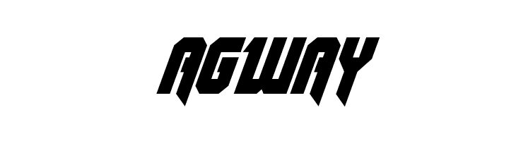 OmegaForce Condensed Italic  Free Fonts Download