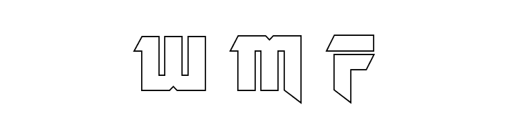 OmegaForce Outline Regular  Free Fonts Download