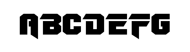 OmegaForce Expanded  Free Fonts Download