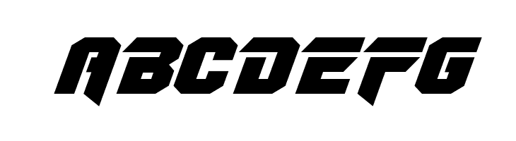 OmegaForce Expanded Italic  Free Fonts Download