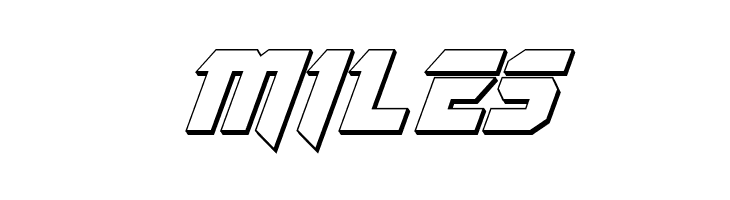 OmegaForce 3D Italic  Free Fonts Download