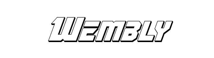 OmegaForce 3D Italic  Free Fonts Download