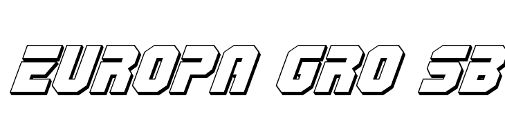 OmegaForce 3D Italic  Free Fonts Download