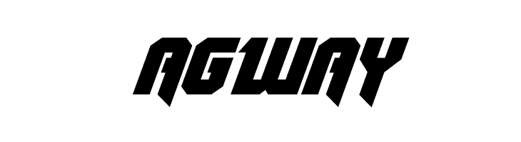 OmegaForce Italic  Free Fonts Download