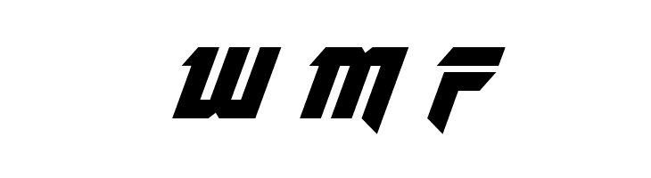 OmegaForce Italic  Free Fonts Download