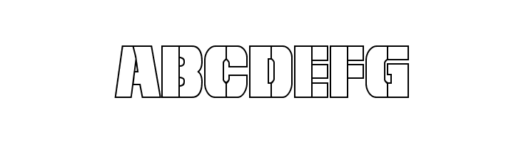 From BOND With Love Outline  Free Fonts Download