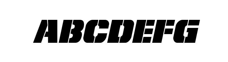 From BOND With Love Expanded Italic  Free Fonts Download