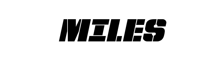 From BOND With Love Expanded Italic  Free Fonts Download