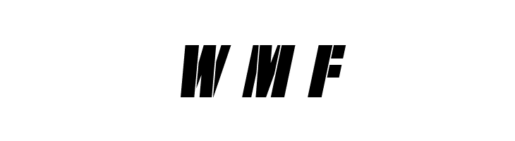 From BOND With Love Condensed Italic  Free Fonts Download