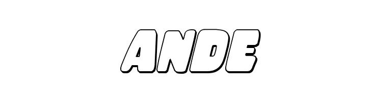 Rubber Boy 3D Italic  Free Fonts Download