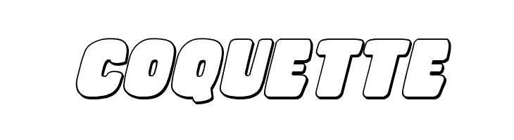 Rubber Boy 3D Italic  Free Fonts Download