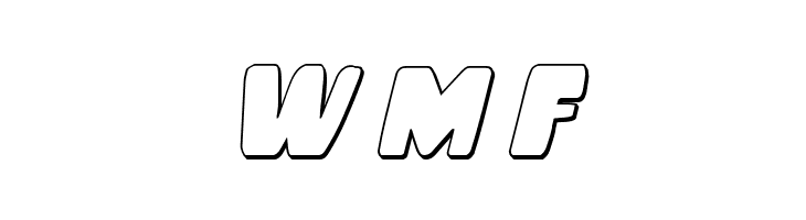 Rubber Boy 3D Italic  Free Fonts Download