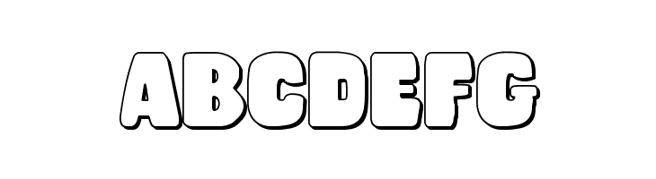 Rubber Boy 3D Regular  Free Fonts Download