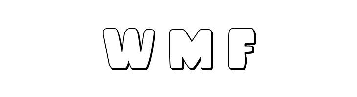 Rubber Boy 3D Regular  Free Fonts Download