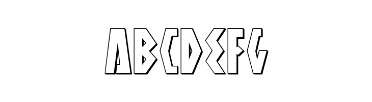 Antikythera 3D Regular  Free Fonts Download