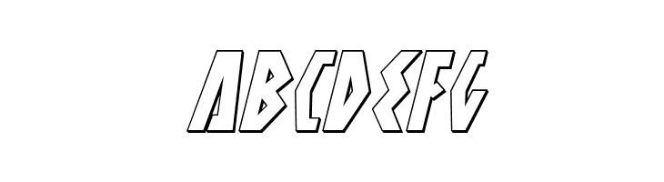 Antikythera 3D Italic  Free Fonts Download