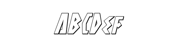 Antikythera 3D Italic  Free Fonts Download