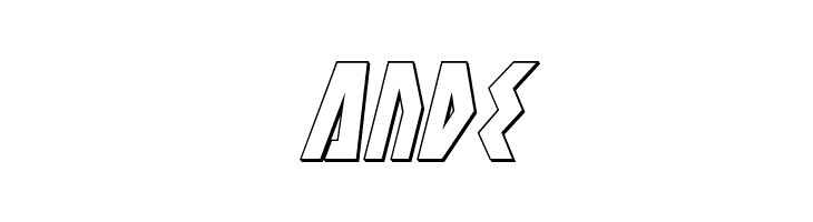 Antikythera 3D Italic  Free Fonts Download