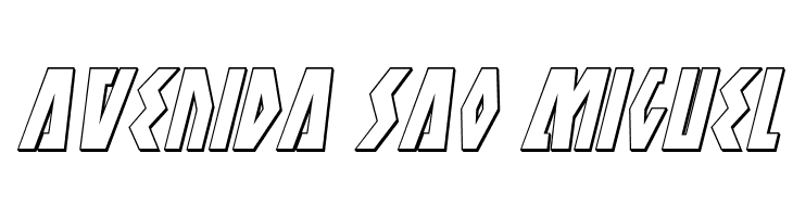 Antikythera 3D Italic  Free Fonts Download