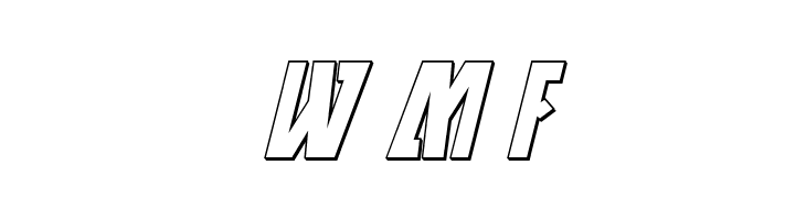 Antikythera 3D Italic  Free Fonts Download