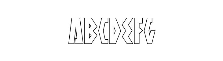 Antikythera Outline Regular  Free Fonts Download