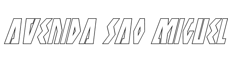 Antikythera Outline Italic  Free Fonts Download