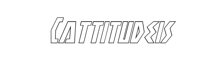 Antikythera Outline Italic  Free Fonts Download