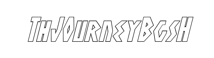 Antikythera Outline Italic  Free Fonts Download