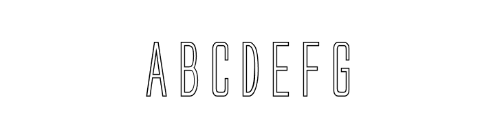 Alien League Outline  Free Fonts Download