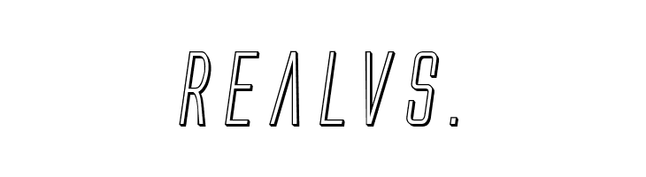 Alien League 3D Italic  Free Fonts Download