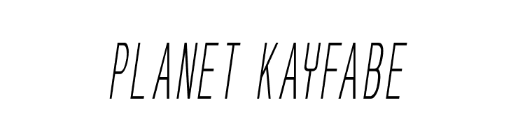 Alien League II Condensed Italic  Free Fonts Download