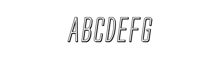 Alien League II 3D Italic  Free Fonts Download