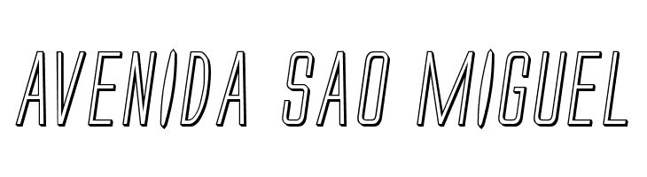 Alien League II 3D Italic  Free Fonts Download