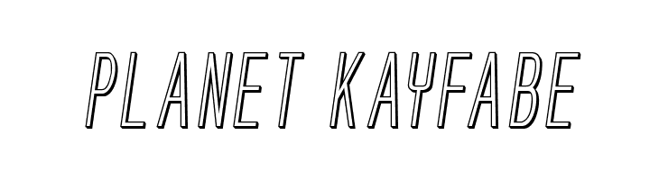 Alien League II 3D Italic  Free Fonts Download