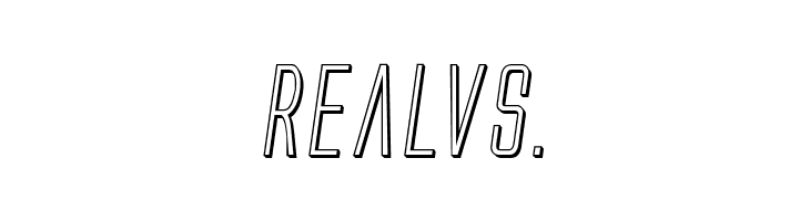 Alien League II 3D Italic  Free Fonts Download