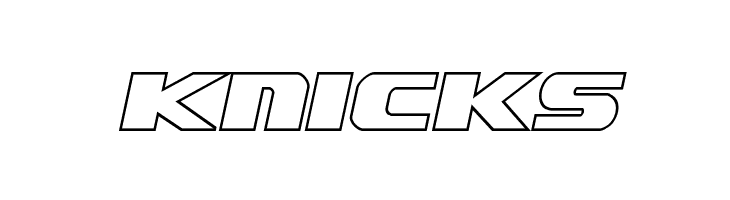 Dekaranger Outline Italic  Free Fonts Download